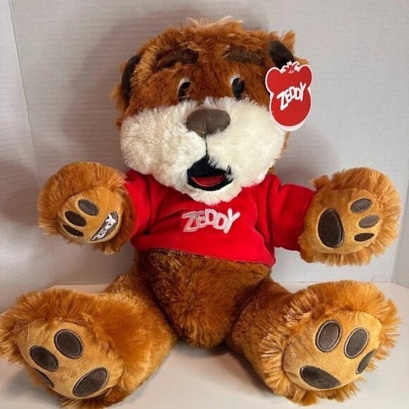 Zeddy Zeller’s Department Store Plush Mascot Teddy Bear 16” Tall NWT - Picture 1 of 4
